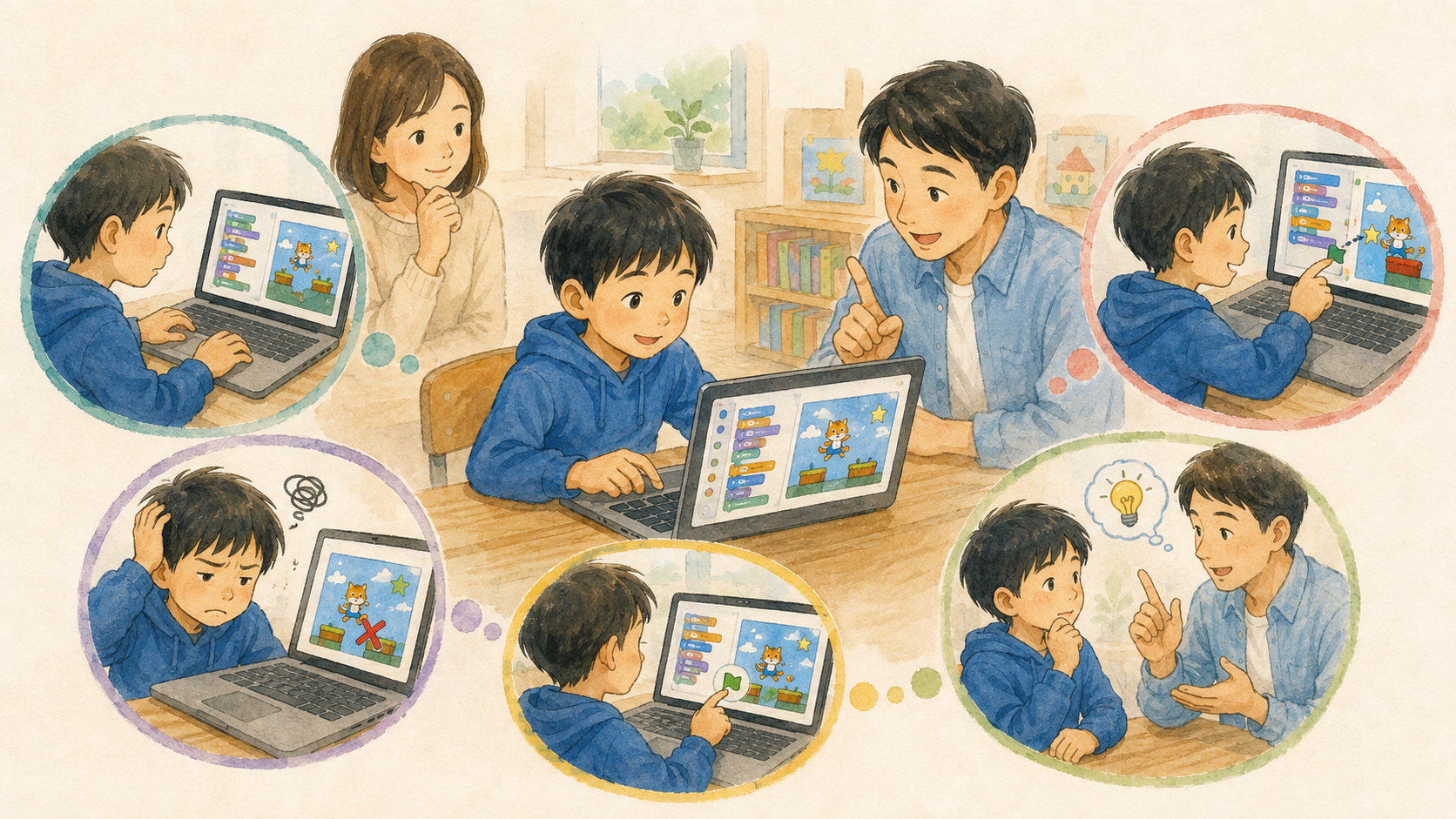 体験授業では子どものどこを見ればよい？